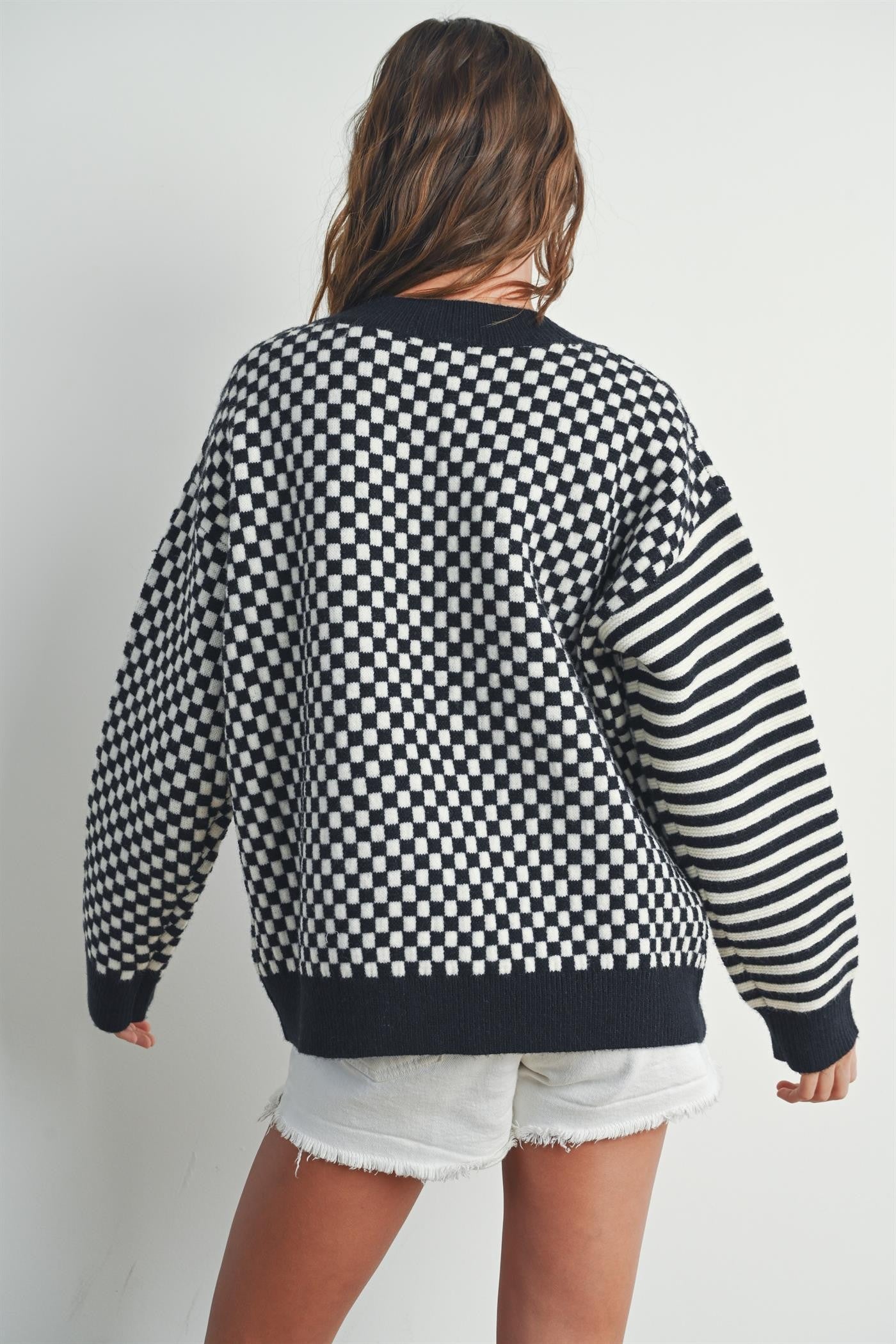 Pole Position Patchwork Sweater