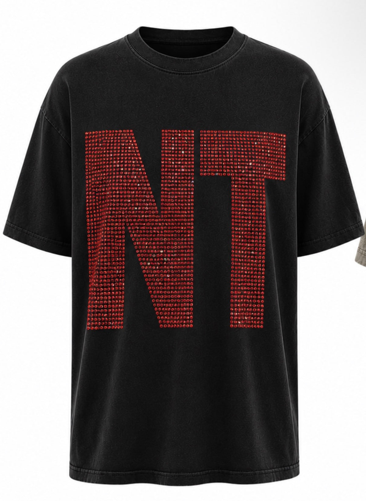 Custom Rhinestone T-shirt (Letters/Numbers)