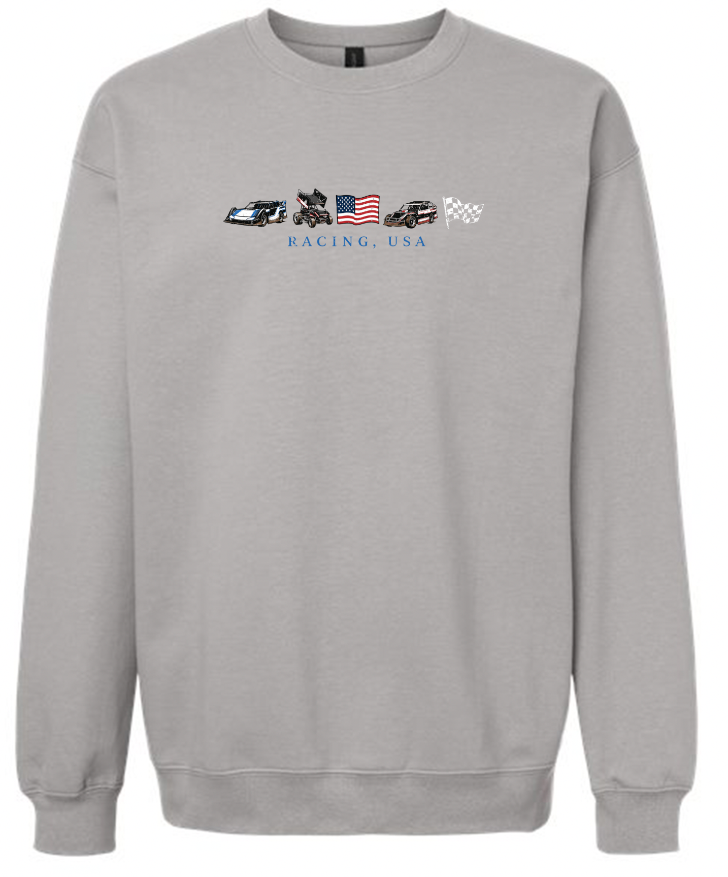 Racing, USA Crewneck