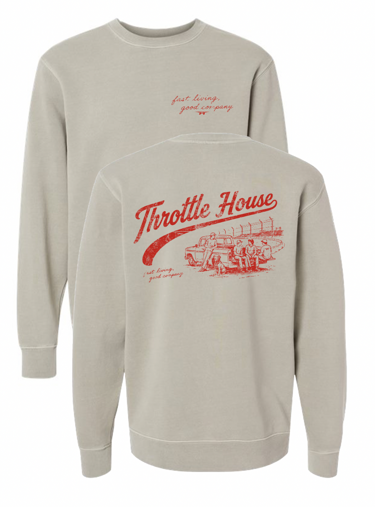 Throttle House Good Company Crewneck