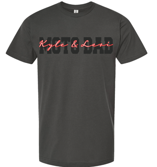 *PERSONALIZED* Moto Dad T-Shirt