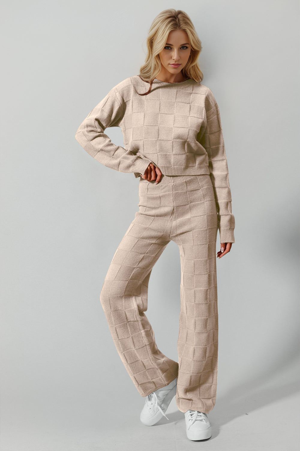 Checkered Two-Piece Set