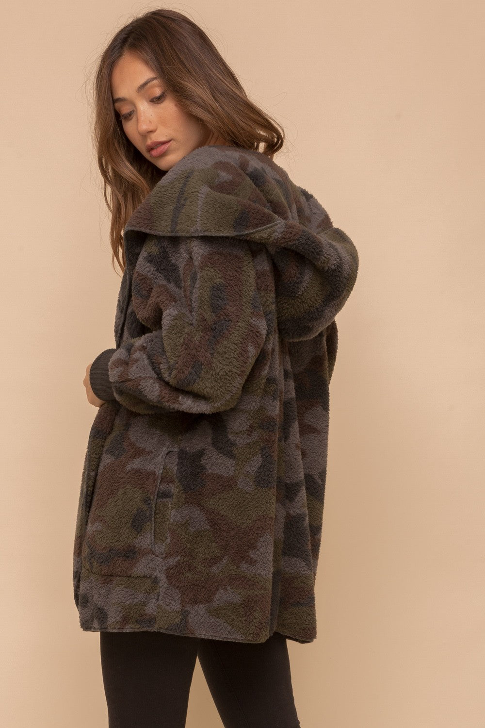 Camo Sherpa Jacket
