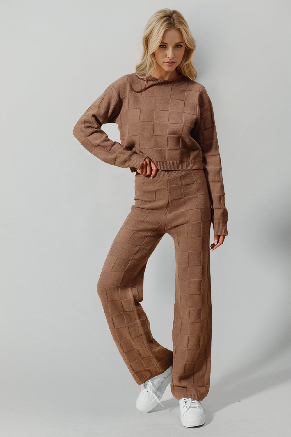Checkered Two-Piece Set