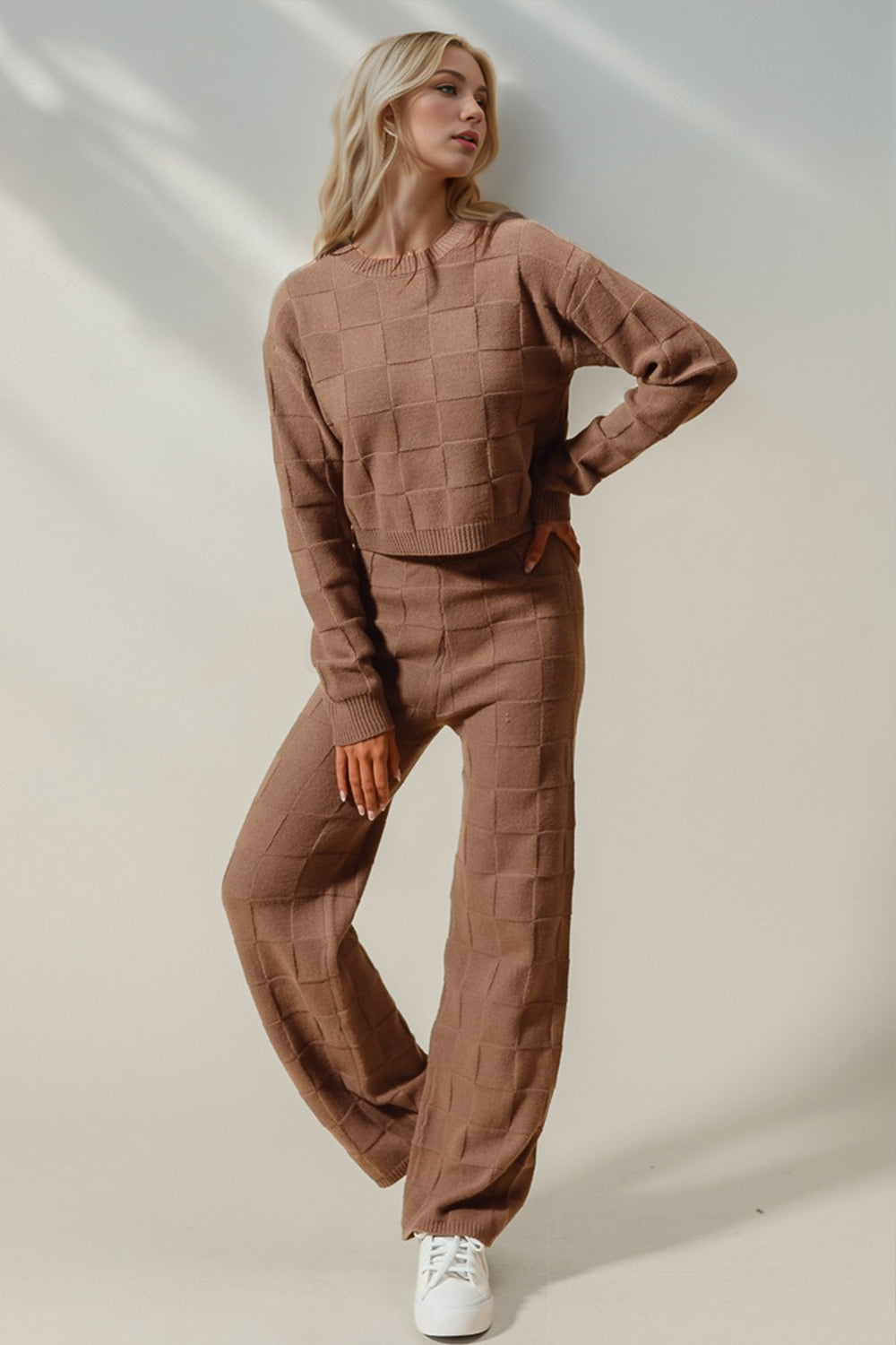 Checkered Two-Piece Set