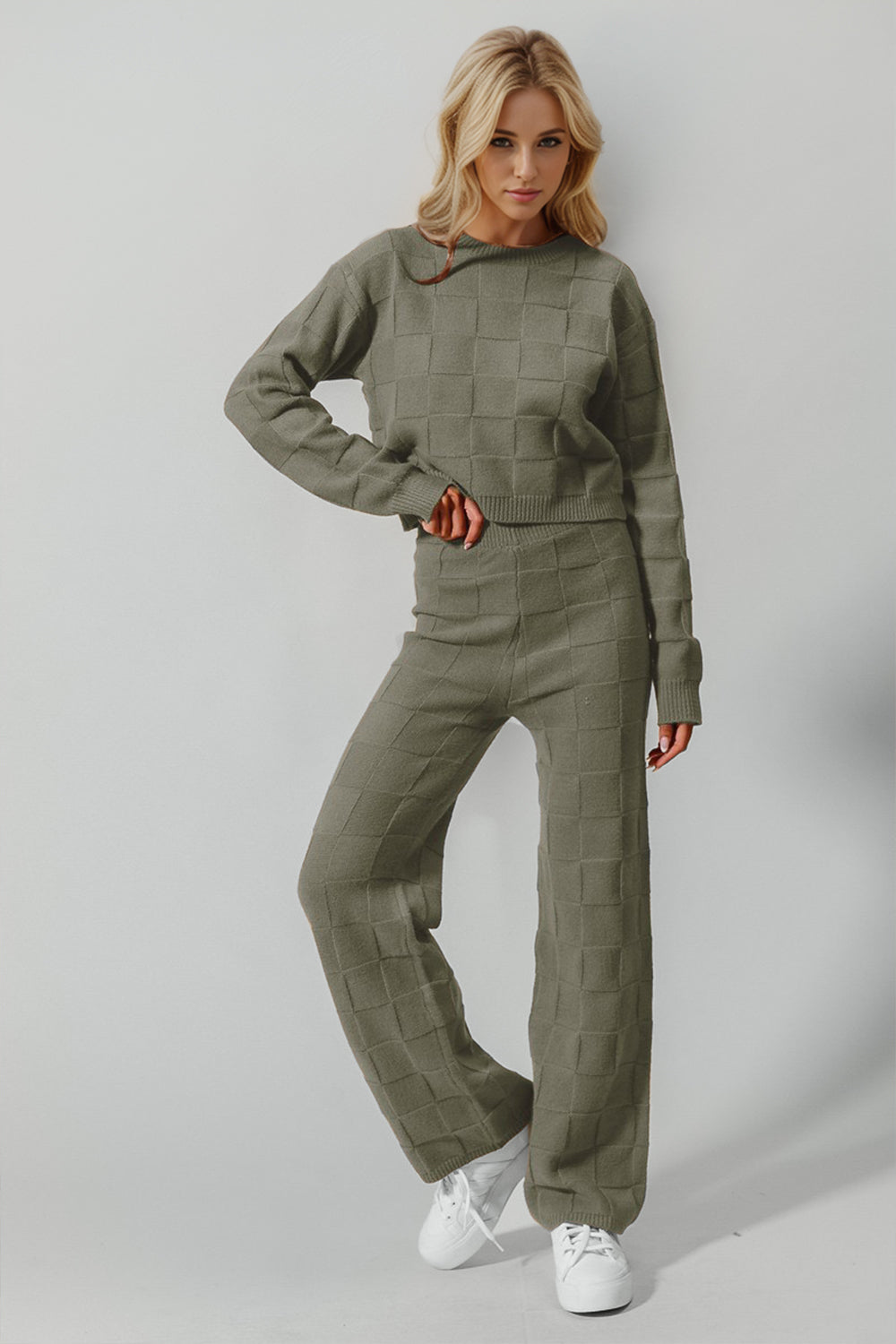 Checkered Two-Piece Set
