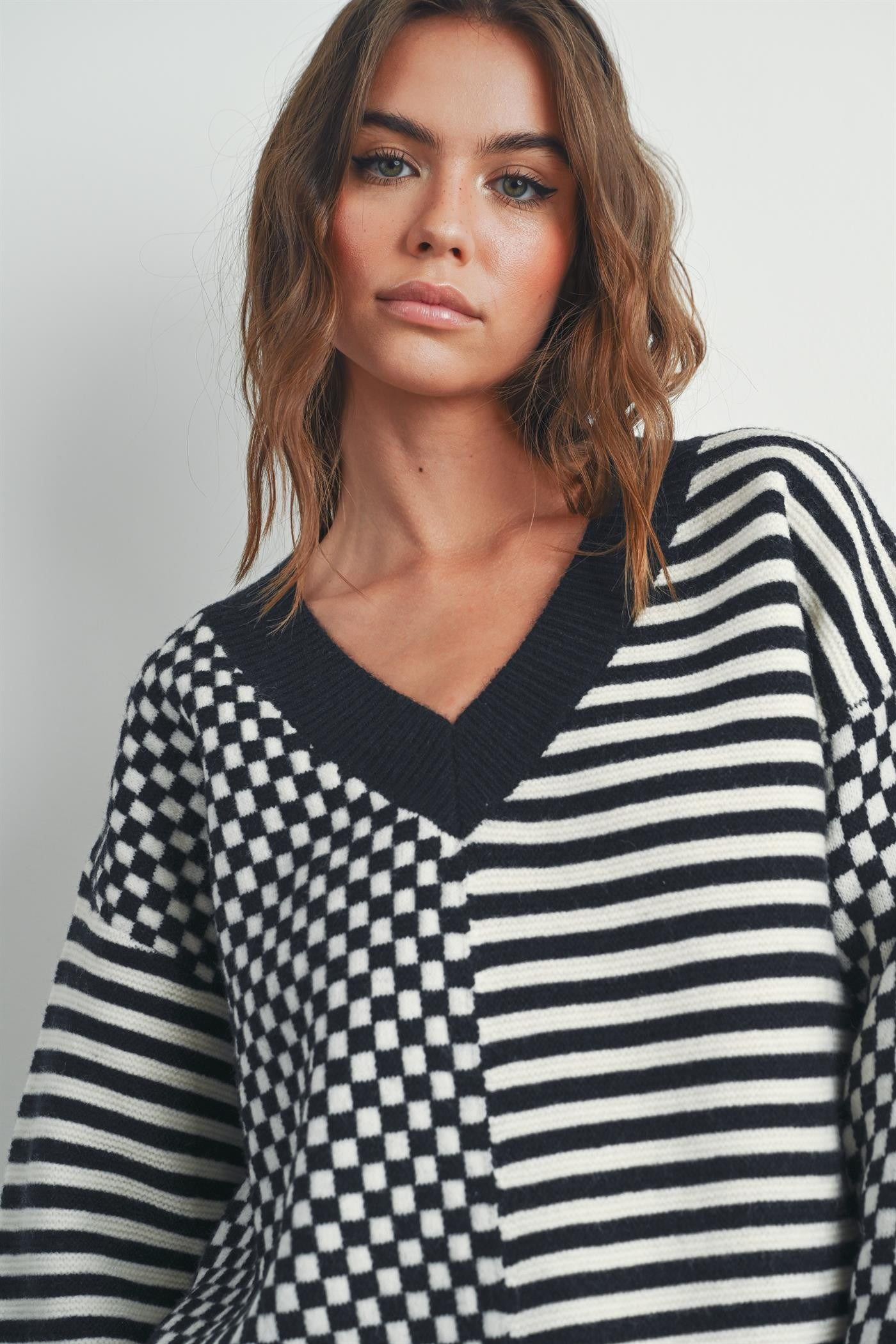 Pole Position Patchwork Sweater