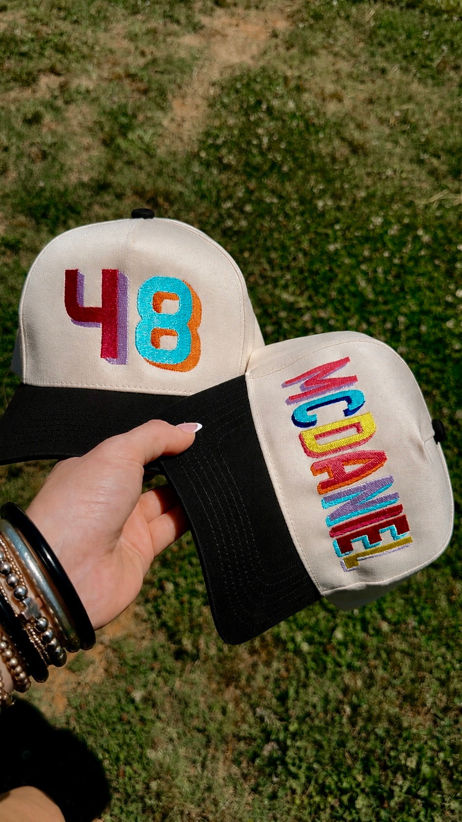 Custom Multicolor Shadow Trucker hat