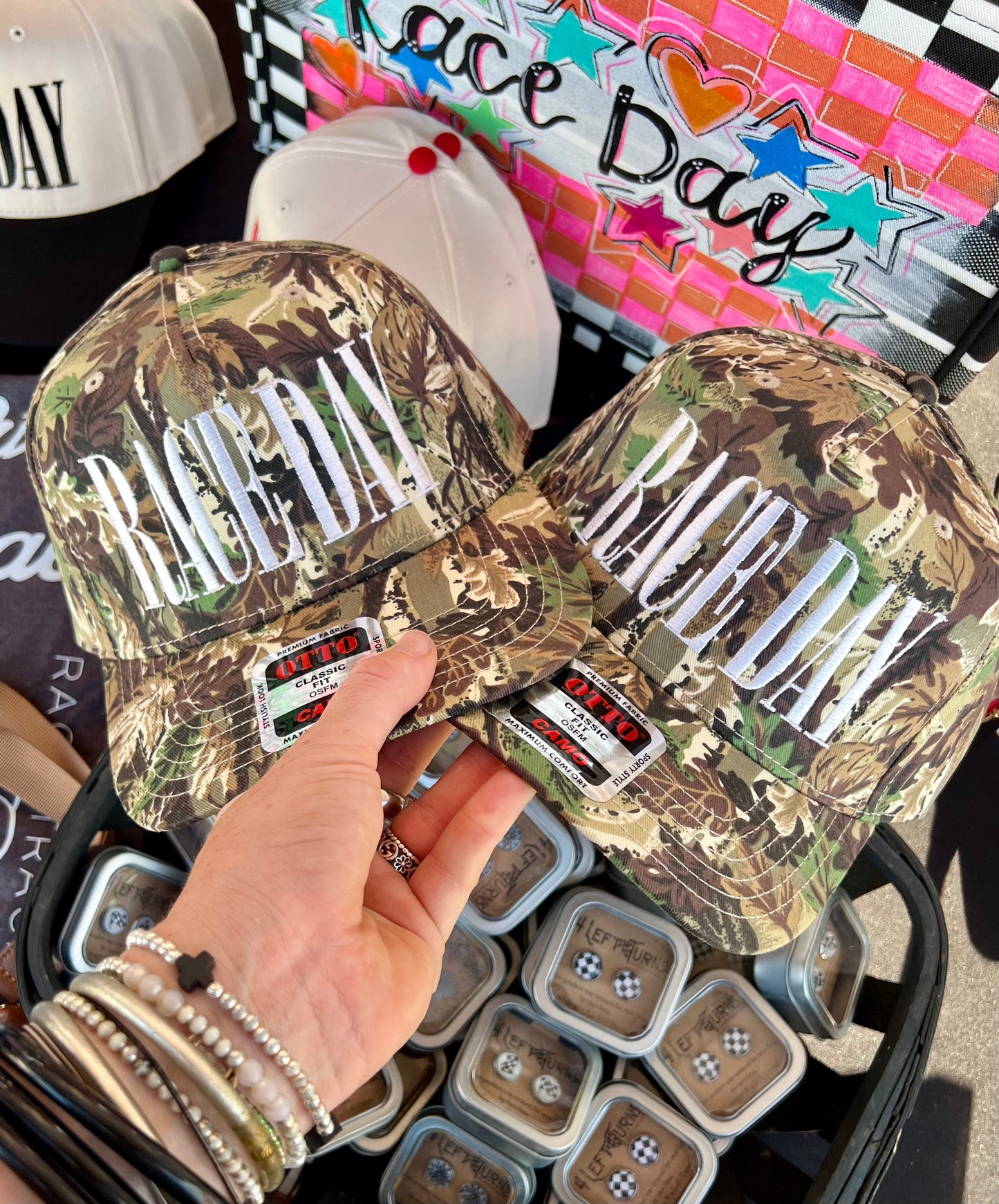 Camo Race Day Hat