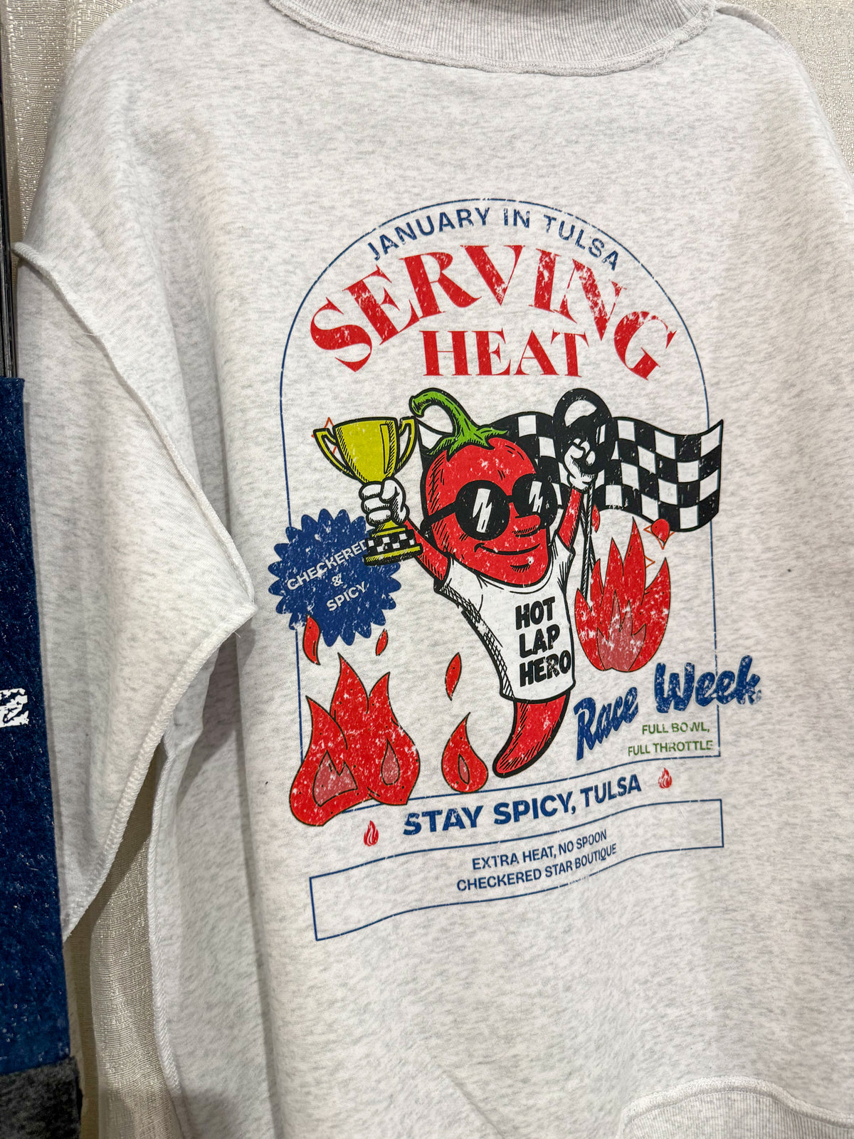 Serving Heat Crewneck Sweatshirt
