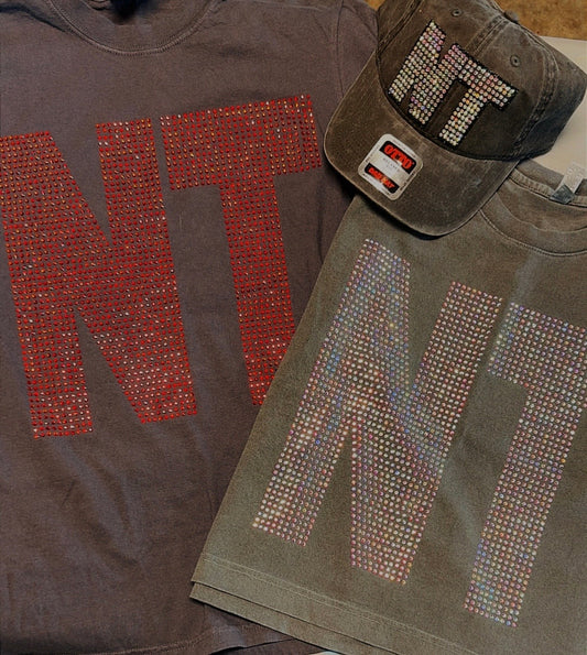 Custom Rhinestone T-shirt (Letters/Numbers)