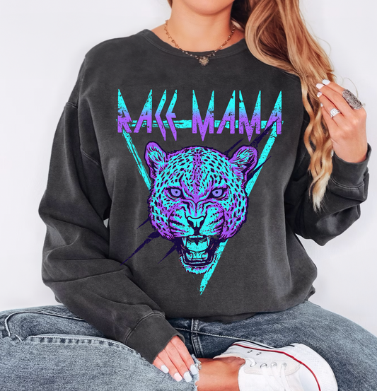 Race Mama Rocker Crewneck