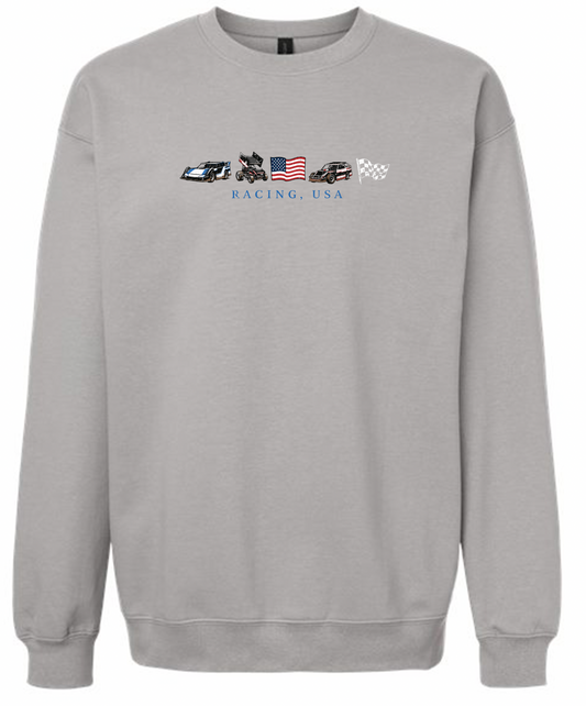 Racing, USA Crewneck
