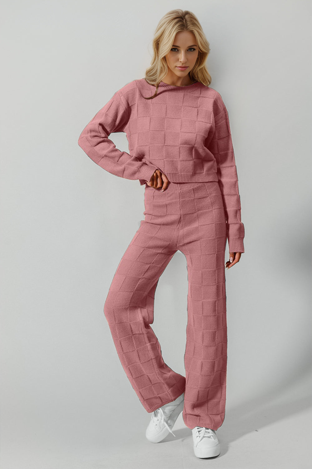 Checkered Two-Piece Set