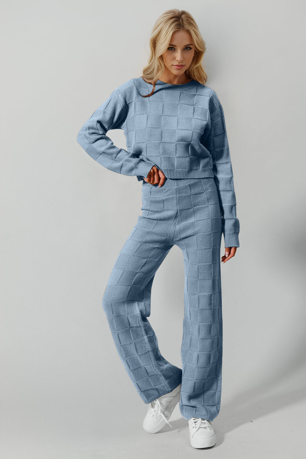 Checkered Two-Piece Set
