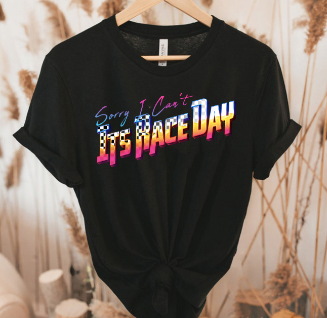 "Sorry I Can't" Retro Black