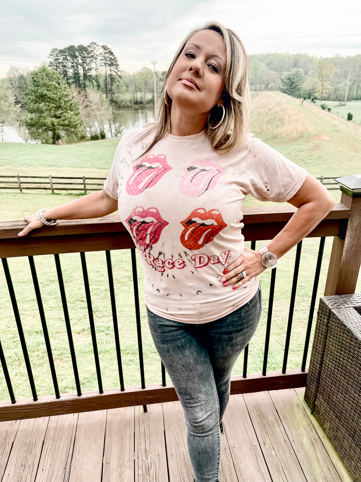 Race Day Band Tee